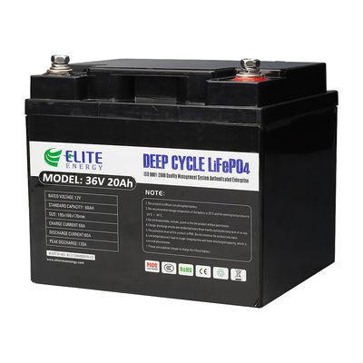 باتری OEM CE Li Phosphate باتری RS485 IP67 36V 20Ah Li Ion