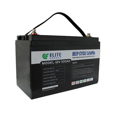منبع تغذیه 12V 100Ah LiFePO4 باتری قابل شارژ
