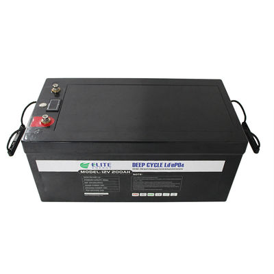 بسته باتری لیتیوم یونی با ظرفیت 2560 وات ساعت 12 ولت LiFePO4 12.8 ولت 200 آمپر ساعت