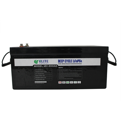 باتری لیتیوم یونی با ظرفیت بالا 12 ولت 200 آمپر ساعت باتری پشتیبان LiFePO4 برای RV Caravan