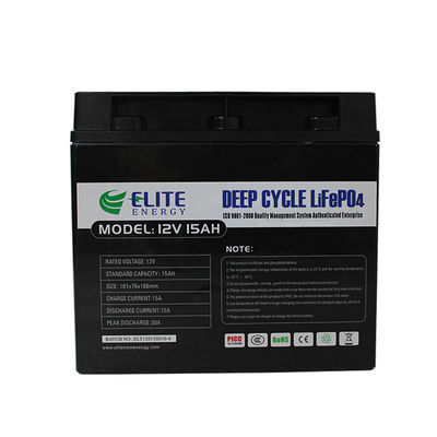 بسته باتری لیتیوم یونی سفارشی 12 ولت 15 آمپر شارژی ESS LiFePO4
